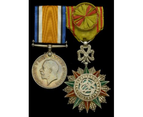 An unusual Great War pair awarded to Lieutenant A. V. Gash, Royal Air Force, late Royal Naval Reserve and Royal Naval Air Ser