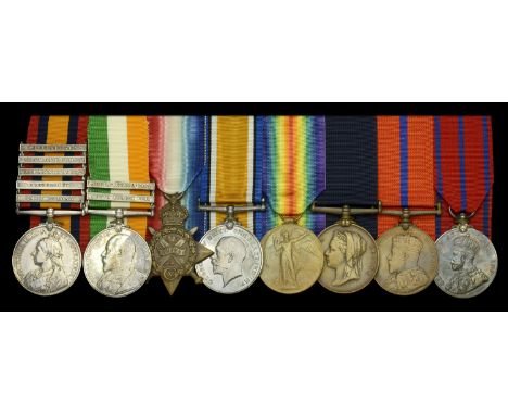 Eight: Sergeant E. Westcott, 16th Lancers, later 17th Lancers; and Chief Inspector, Metropolitan Police  Queen’s South Africa