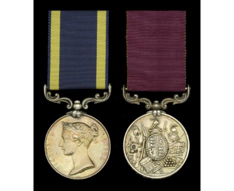 Pair: Private H. Bentley, 98th (Prince of Wales’s) Regiment of Foot  Punjab 1848-49, no clasp (Henry Bentley, 98th. Foot.); A