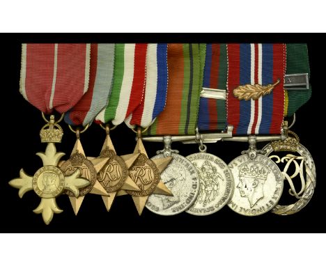 A Second War ‘Italy theatre’ O.B.E. group of eight awarded to Colonel R. W. Richardson, Royal Canadian Army Medical Corps  Th