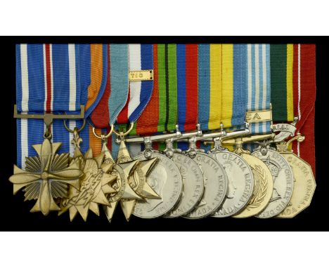 Eleven: Captain A. G. Magee, Royal Canadian Regiment, who was awarded both the United States of America’s Distinguished Flyin