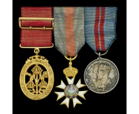 An unattributed C.B., C.M.G. mounted group of three miniature dress medals  The Most Honourable Order of the Bath, C.B. (Civi