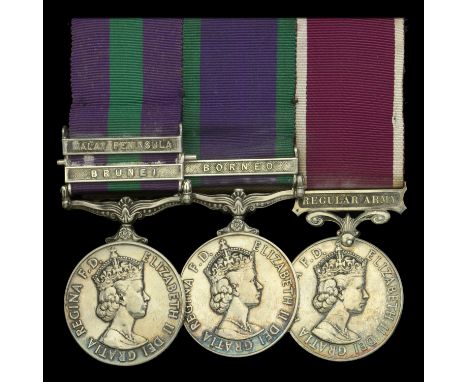 Three: Staff Sergeant Narayanprasad Prodhan, Gurkha Transport Regiment, late Gurkha Army Service Corps  General Service 1918-