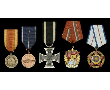 Bulgaria, People’s Republic, Order of the Red Flag, gilt and enamel, reverse impressed ‘11072’, very fine  Finland, Republic,