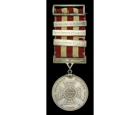 Liverpool Shipwreck and Humane Society, General Medal, silver (P.C74A., Fredk Ellis. For Stopping a Runaway Horse Attached To