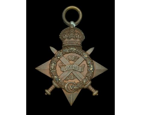 1914 Star (7055 Pte. J. E. Cutler. Norf: R.) traces of verdigris, very fine £60-£80  ---  John E. Cutler attested for the Nor