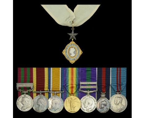 A rare inter-War ‘Central Kurdistan and Northern Iraq’ C.S.I. group of eight awarded to Colonel G. B. M. Sarel, 11th King Edw