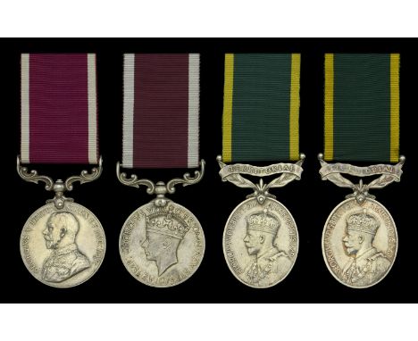 Army L.S. & G.C., G.V.R., 1st issue (5634 C.S. Mjr: F. Williams. R. Scots.); Indian Army L.S. & G.C., G.VI.R. (MT-101899 L-Na