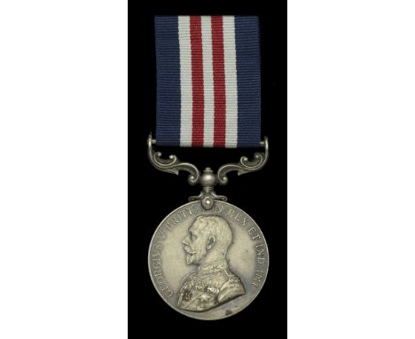 A Great War ‘Western Front’ M.M. awarded to Private L. Aps, 47th (British Columbia) Battalion, Canadian Infantry, who was wou