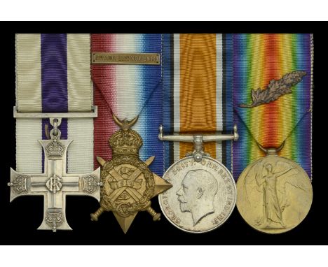 A Great War ‘Western Front’ M.C. group of four awarded to Colonel I. D. Guthrie, 17th Cavalry, Indian Army, later 10th Hussar