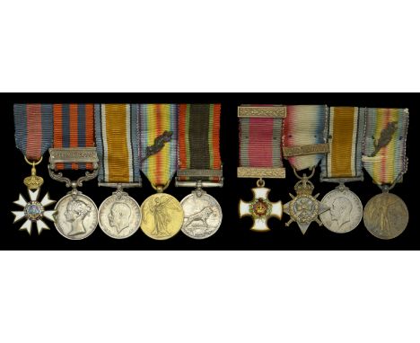 An unattributed C.M.G. mounted group of five miniature dress medals The Most Distinguished Order of St. Michael and St. Georg