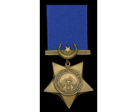 Khedive’s Star, dated 1884-6, unnamed as issued, light contact marks, good very fine £50-£70