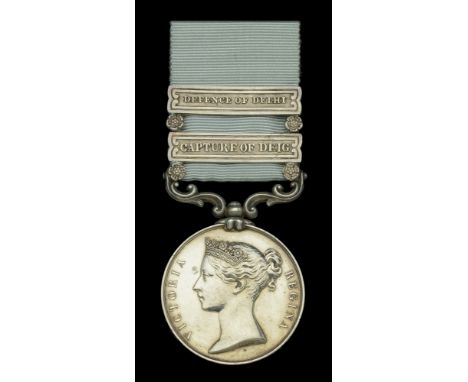 The unique Second Mahratta War medal awarded to Major-General Sir Archibald Galloway, K.C.B., Bengal Infantry, one of only fi