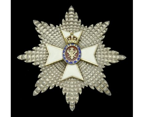 The Royal Victorian Order, G.C.V.O., Knight Grand Cross Star, a Continental manufactured example by Godet, Berlin, silver, si
