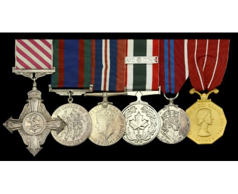 A well-documented Second War A.F.C. group of six awarded to Wing Commander H. F. Darragh, Royal Canadian Air Force, who serve
