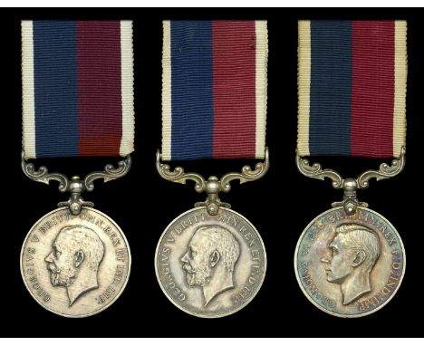 Royal Air Force L.S. & G.C. (3), G.V.R. (2) (338179 P. N. Davidson. R.A.F.; 338148. F/Sgt. A. Wade. R.A.F.) rank erased on fi