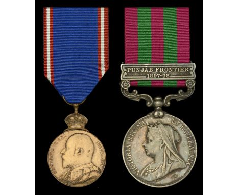A ‘Royal Funeral’ R.V.M. pair awarded to Driver A. W. J. Greenway, Royal Horse Artillery  Royal Victorian Medal, E.VII.R., br