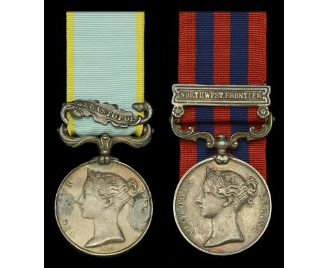 Renamed and Defective Medals (2): Crimea 1854-56, 1 clasp, Sebastopol (Wm. H. Tull, I Troop. R.H.A.) engraved naming, suspens