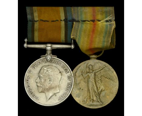 Pair: Private H. L. Smith, 2/5th Battalion, Nottinghamshire and Derbyshire Regiment, who was captured at Bullecourt on 21 Mar