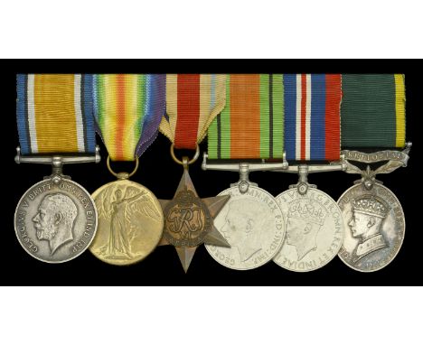 Six: Corporal J. G. Burn, Royal Electrical and Mechanical Engineers, late Royal Air Force  British War and Victory Medals (40