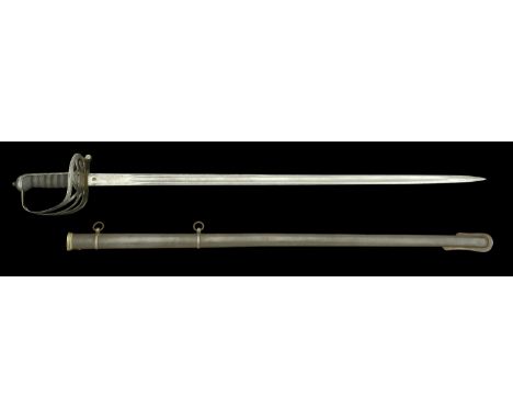 Royal Irish Constabulary Sword, 1822 pattern. A good example with an 83.5 cm straight steel blade by ‘T.G. Phillips, 4 Dame S