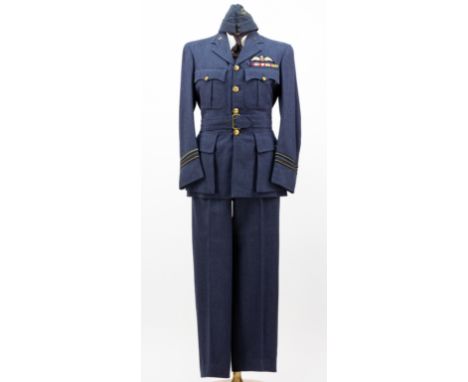 R.A.F. SQUADRON LEADER R. G. B. PUGH UNIFORM GROUPR.A.F. Flight Officer R. G. B. Pugh's uniform group. Included is Pugh's tun