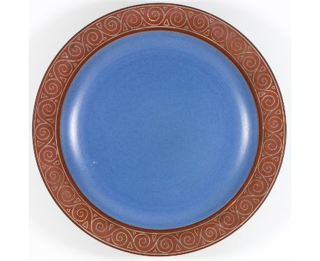 ALLACH DECORATIVE PLATEDecorative ceramic plate made at the SS-owned Allach factory at Dachau which was staffed with slave la