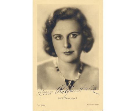 LENI RIEFENSTAHL(1902 - 2003) German film director, an intimate friend of Hitler who filmed the propaganda classic, Triumph o