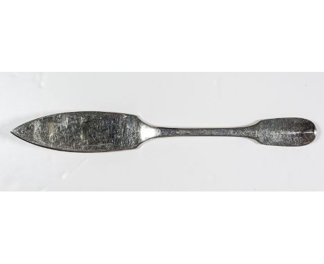 HERMANN GORING CAKE KNIFESilver cake knife, 8 1/4" long, bearing the coat of arms of Luftwaffe chief Hermann Goring, with a f
