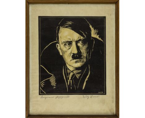 WILLY EXNER(1888-1947) German painter best known for his commissioned portraits of Hitler and Goring. Barred from NSDAP membe