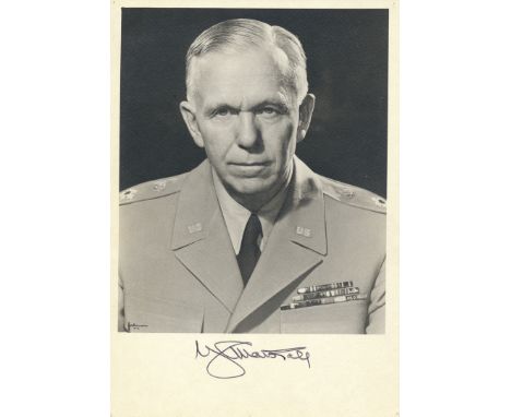 GEORGE C. MARSHALL(1880-1959) American general and statesman, Roosevelt's Army Chief of Staff during World War II and author 