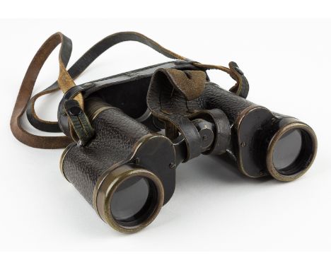 WORLD WAR I ZEISS ARTILLERYMAN'S BINOCULARSWorld War I German Carl Zeiss Jena 6 x 30 binoculars, marked "Dienstglas", typical