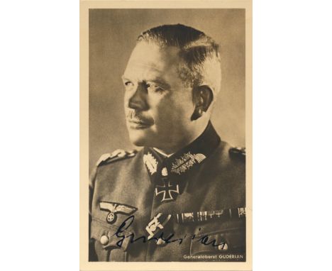 HEINZ GUDERIAN(d. 1953) German general and Hitler's Army Chief of Staff, the inventor of the "blitzkrieg" who commanded panze