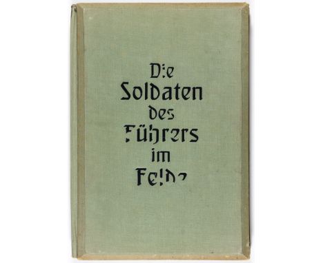 STEREOSCOPIC PHOTOGRAPHS: "DIE SOLDATEN DES FUHRERS IM FELDE"Album of stereoscopic images "Die Soldaten des Fuhrers im Felde"