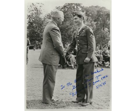(HACKSAW RIDGE) DESMOND T. DOSS(1919 - 2006) Army corporal who served as a combat medic during World War II. For his rescue o