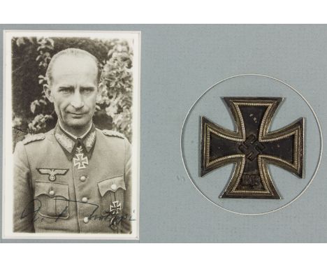 WEHRMACHT GEN. ALFRED PHILIPPI'S IRON CROSS, FIRST CLASS(1903 - 1994) Wehrmacht major general, recipient of the Knight's Cros