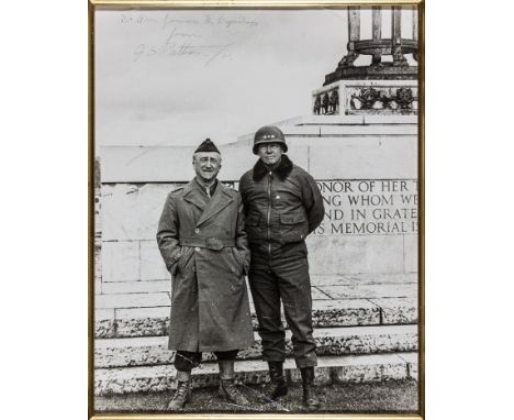 GEORGE S. PATTON(1885 - 1945) "Old Blood and Guts" was one of the finest tank commanders in history, rolling his forces throu