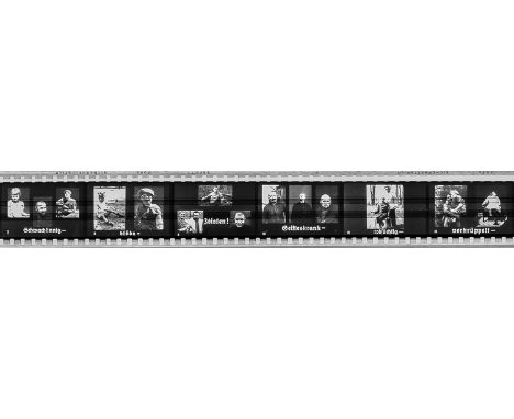 HITLER YOUTH FILM STRIP ON "HEREDITARILY-DISEASED OFFSPRING"Rare, horrific propaganda film strip aimed at German youth: "HERE