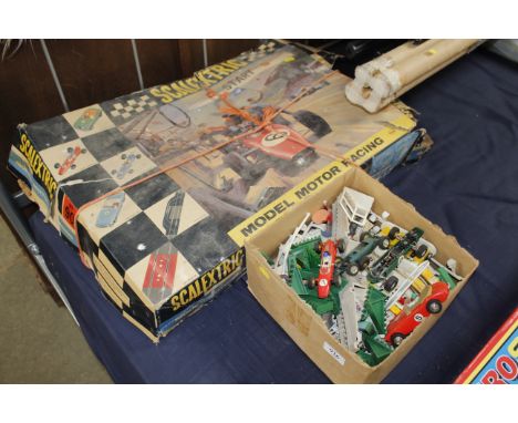 Two boxes of vintage Scalextric