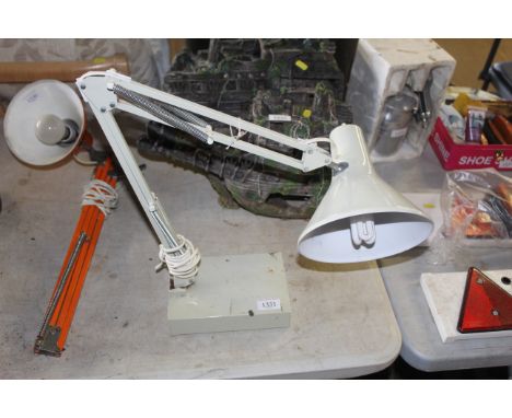 An angle poise style lamp