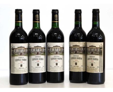5 Bottles Chateau Leoville Barton Grand Cru Classe St Julien 5 Bottles Chateau Leoville Barton Grand Cru Classe St Julien con