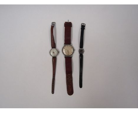 A vintage gents Helvetia wristwatch and two others 