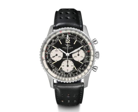 Breitling, gut erhaltener und attraktiver Navitimer, ca. 60er Jahre.Edelstahl.D 41 mm.Referenz Nr: 806Gehäuse Nr: 806, mit Dr