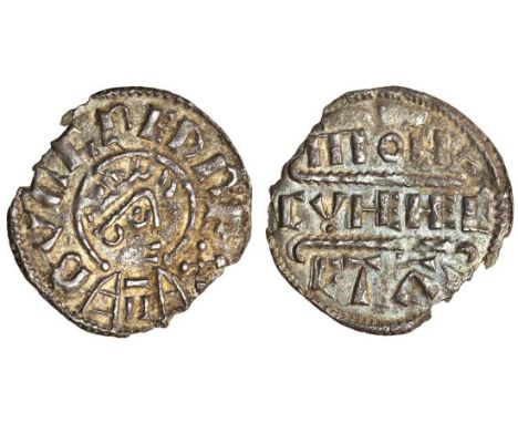 Mercia, Burgred (852-74), phase III, c.868/70-874, Penny, 1.06g., Cunehelm, +BVRGRED REX, bust right, rev. MON/CVNEHEL/ETA, l