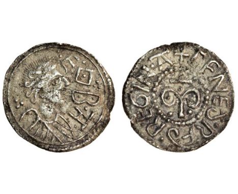 Mercia, Queen Cynethryth, wife of Offa, light coinage, c.780-? before 784, Penny, 1.06g., Canterbury, Eoba, EOBA, diademed bu