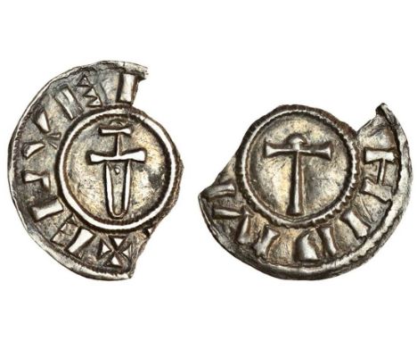 Hiberno-Norse Kingdom of York, early period, c.920-27, Penny, 0.91g., anonymous issue, sword/hammer type, c.920, +EILEI[..], 