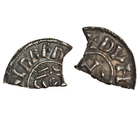 Kent, Baldred (c.823-25), Penny, 0.61g., portrait type, Rochester, Dunn, [.]ALDRED[.], diademed bust right, rev. +DVN[..], cr