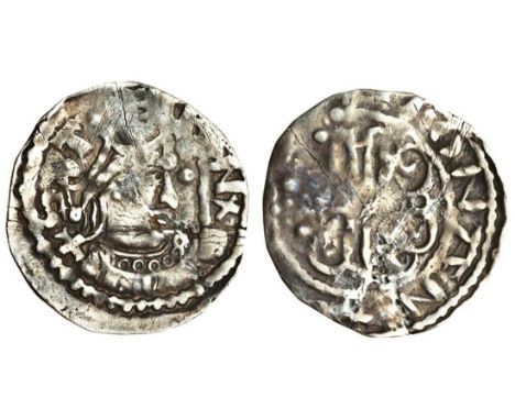 Stephen (1135-54), Penny, 1.10g, ‘Watford’ type, Southern Variant, Southampton, Sanson, bust right, crowned and diademed, hol