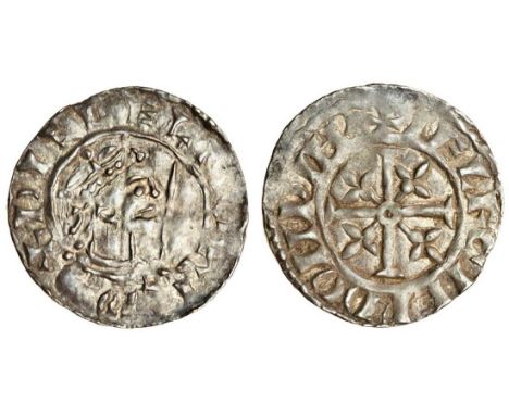 William II (1087-1100), Penny, 1.43g, Profile type, Worcester, &#198;lfg&#198;rd, crowned bust right holding a sword, rev. +I