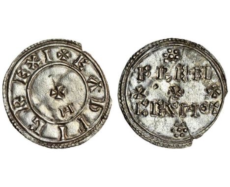 Eadwig (955-59), Penny, 0.97g., HR, Frethic, +EAD&#447;IG REX I, small M in field by inner-circle, rev. FRE&#208;I/CES MOT (N